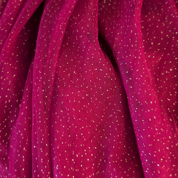 Matilda Jane Women's M Red Sparkle Midi Skirt - Picture 2 of 2